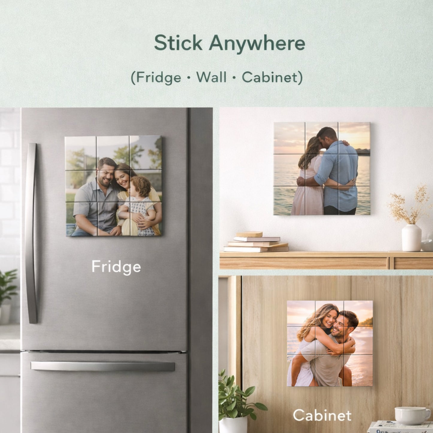 Magnetic Photo Tiles