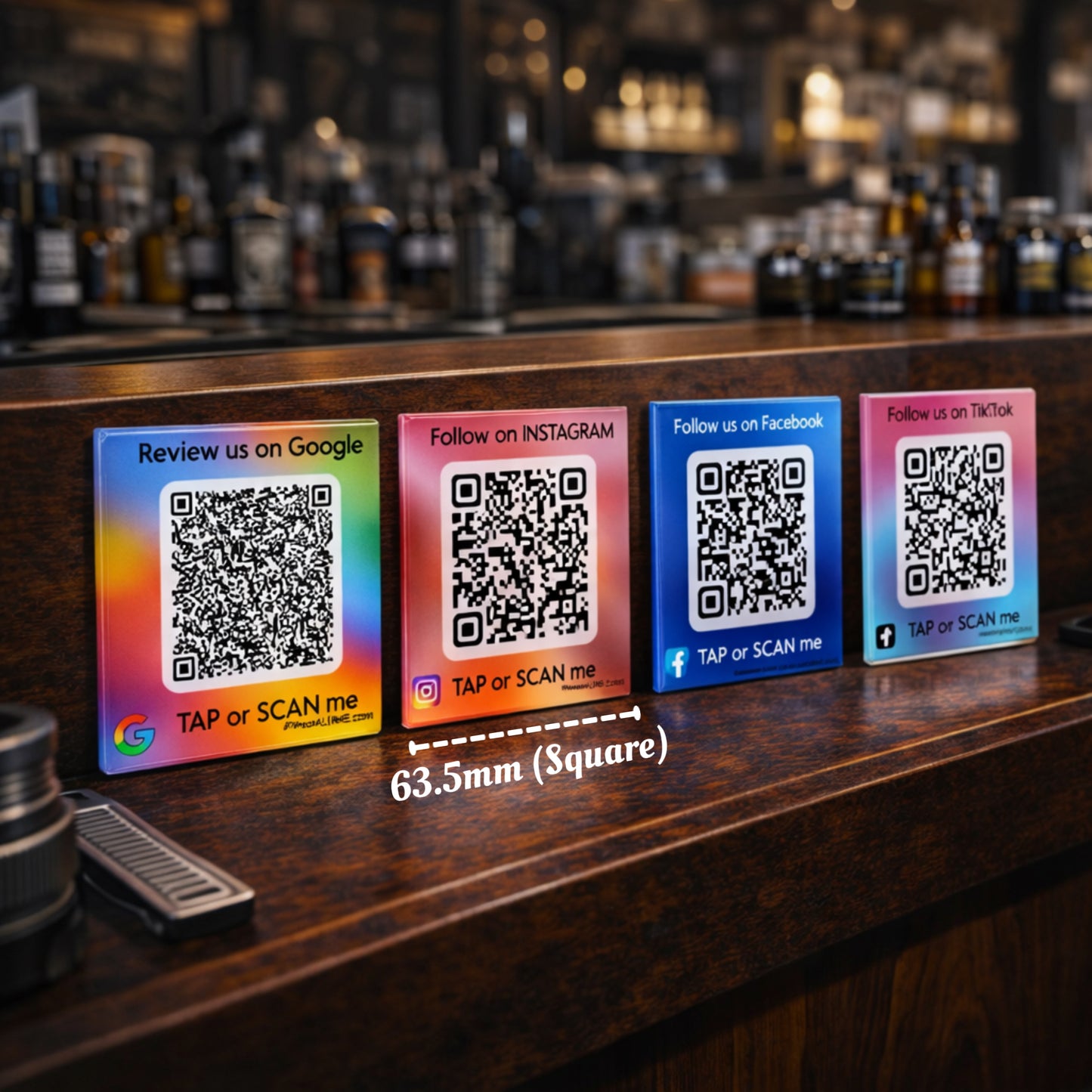 Smart Review NFC & QR Magnet – Boost Google Reviews & Social Media